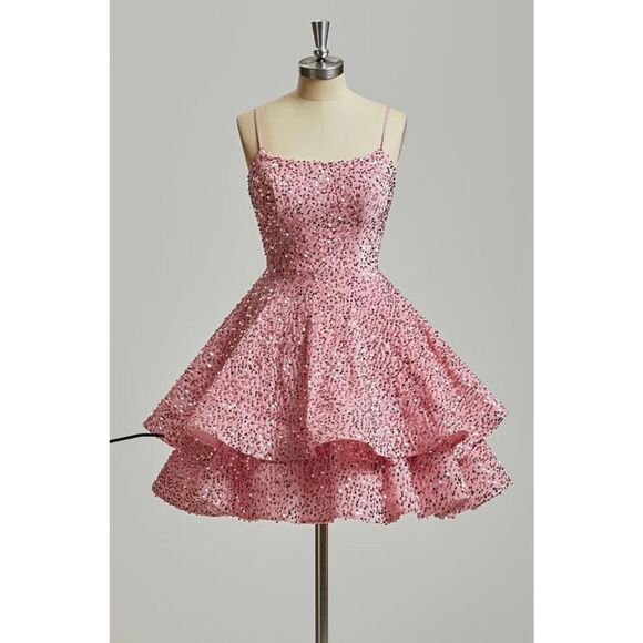 Sequin Embellished Dress - Picture 1 of 10